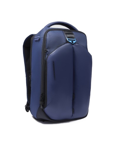 PIQUADRO ZAINO UOMO BACKPACK DA VIAGGIO PQ-EARTH PORTA PC 14" TESSUTO E PELLE VEGANA BLU CA6629S137 125