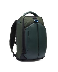 PIQUADRO ZAINO UOMO BACKPACK DA VIAGGIO PQ-EARTH PORTA PC 14" TESSUTO E PELLE VEGANA VERDE CA6629S137 125