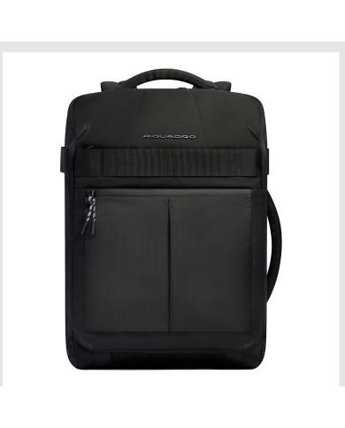 PIQUADRO ZAINO UOMO BACKPACK DA VIAGGIO ARNE PORTA PC 17,3" TESSUTO RICICLATO NERO CA6691S125 125