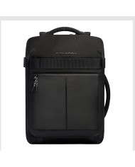PIQUADRO ZAINO UOMO BACKPACK DA VIAGGIO ARNE PORTA PC 17,3" TESSUTO RICICLATO NERO CA6691S125 125