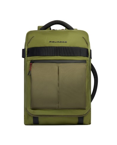 PIQUADRO ZAINO UOMO BACKPACK DA VIAGGIO ARNE PORTA PC 17,3" TESSUTO RICICLATO VERDE CA6691S125 125
