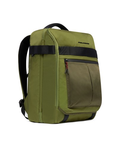 PIQUADRO ZAINO UOMO BACKPACK DA VIAGGIO ARNE PORTA PC 17,3" TESSUTO RICICLATO VERDE CA6691S125 125