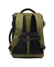 PIQUADRO ZAINO UOMO BACKPACK DA VIAGGIO ARNE PORTA PC 17,3" TESSUTO RICICLATO VERDE E ARANCIO CA6691S125 125