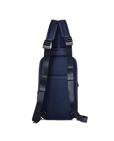 PIQUADRO MONOSPALLA UOMO ORION IN TESSUTO RICICLATO PORTA IPAD MINI BLU CA6625S136 125
