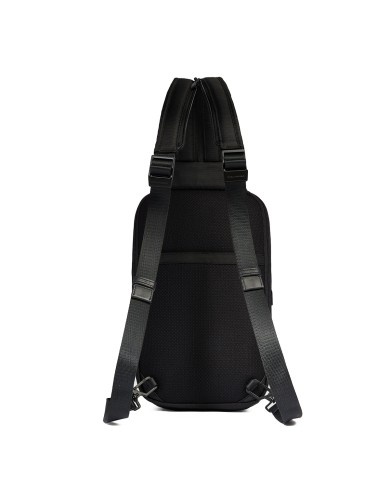 PIQUADRO MONOSPALLA UOMO ORION IN TESSUTO RICICLATO PORTA IPAD MINI NERO CA6625S136 125