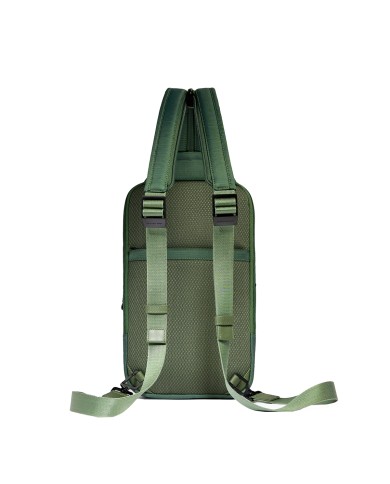 PIQUADRO MONOSPALLA UOMO ORION IN TESSUTO RICICLATO PORTA IPAD MINI VERDE CA6625S136 125