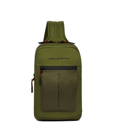 PIQUADRO MONOSPALLA UOMO ARNE IN TESSUTO RICICLATO PORTA IPAD MINI VERDE CA6694S125 125