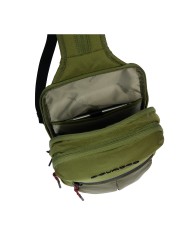 PIQUADRO MONOSPALLA UOMO ARNE IN TESSUTO RICICLATO PORTA IPAD MINI VERDE CA6694S125 125