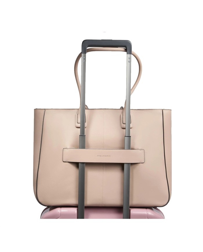 PIQUADRO BORSA DONNA PORTA IN PELLE PORTA PC ROSA BD6538W134 125