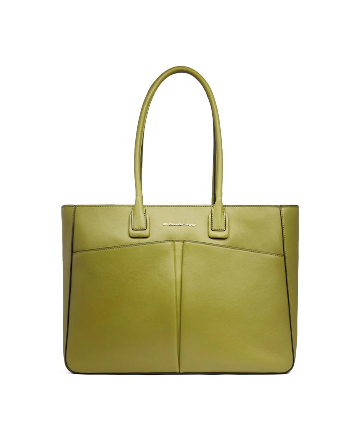 PIQUADRO BORSA DONNA PORTA IN PELLE PORTA PC VERDE BD6538W134 125