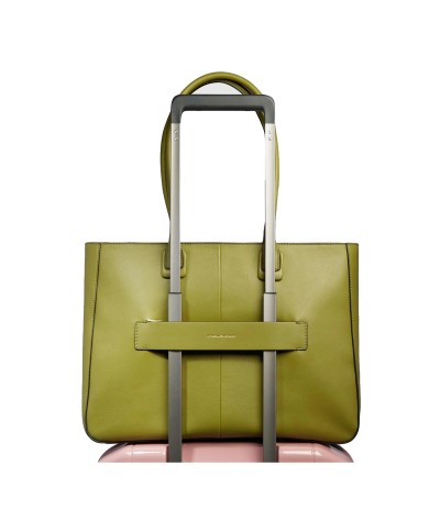 PIQUADRO BORSA DONNA PORTA IN PELLE PORTA PC VERDE BD6538W134 125