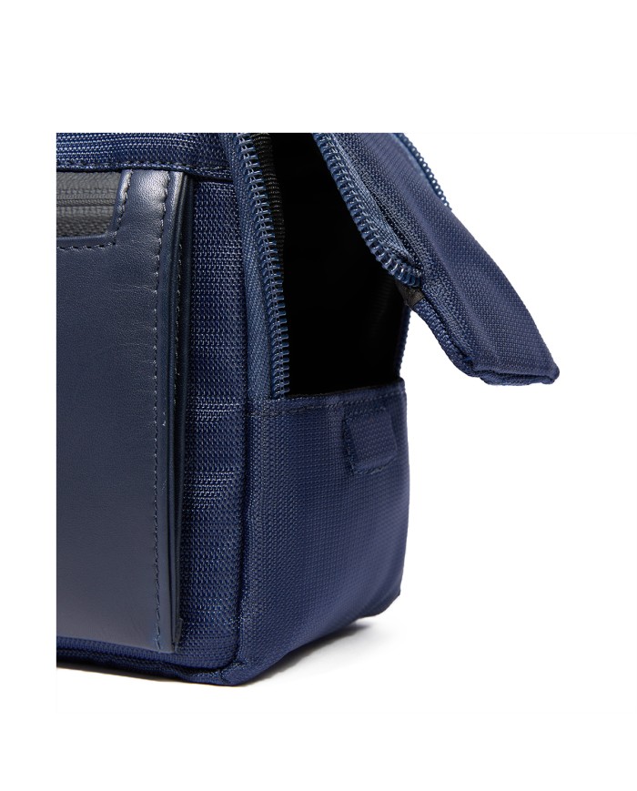 PIQUADRO BAUTY CASE UOMO IN TESSUTO RICICLATO BLU BY6021S136 125