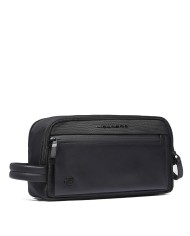 PIQUADRO BAUTY CASE UOMO IN TESSUTO RICICLATO NERO BY6021S136 125