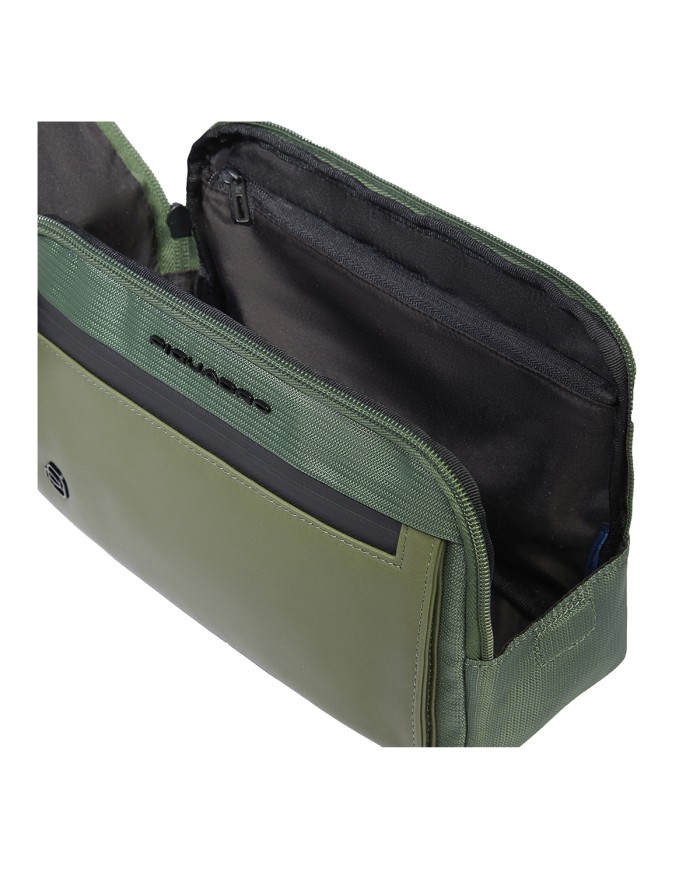 PIQUADRO BAUTY CASE UOMO IN TESSUTO RICICLATO VERDE BY6021S136 125