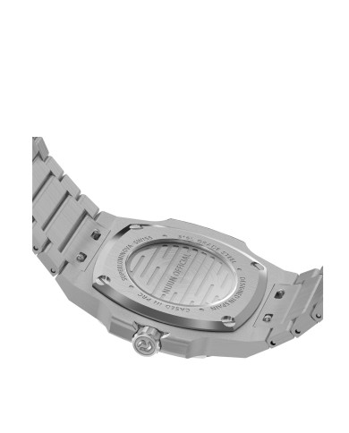 NUNCIER OFFICIAL OROLOGIO MONTRE MT 40,5MM SILVER IN BLUE