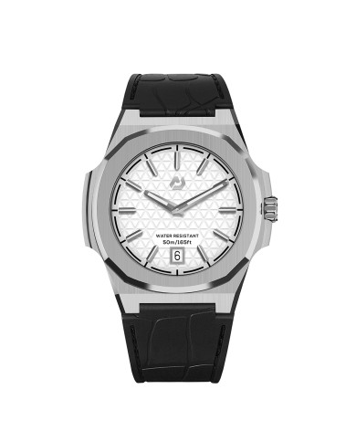 NUNCIER OFFICIAL OROLOGIO MONTRE MT 40,5MM SILVER IN WHITE