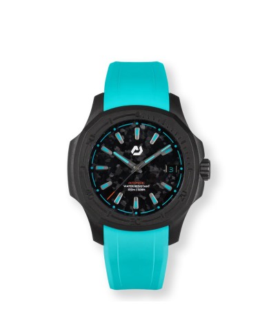 NUNCIER OFFICIAL OROLOGIO CT N200 SINOPIA STORM CRYSTALIZED DARK CYAN BLUE