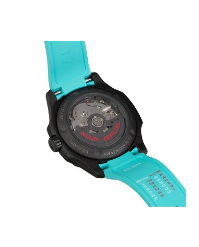 NUNCIER OFFICIAL OROLOGIO CT N200 SINOPIA STORM CRYSTALIZED DARK CYAN BLUE