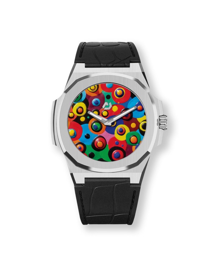 NUNCIER OFFICIAL NUUN OROLOGIO X NOJ BERKER BLACK MULTICOLOR