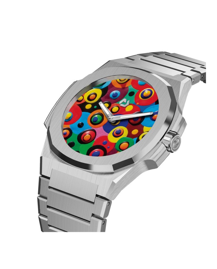 NUNCIER OFFICIAL NUUN OROLOGIO X NOJ BERKER BLACK MULTICOLOR