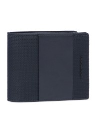 PIQUADRO PORTAFOGLIO UOMO WALLET PQ-EARTH IN TESSUTO E PELLE VEGANA CON PORTAMONETE NERO PU4188S137R 125
