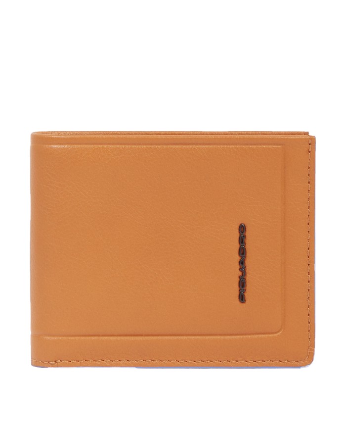 PIQUADRO PORTAFOGLIO UOMO WALLET ATLAS IN PELLE CON PORTAMONETE ARANCIO PU4188S138R 125