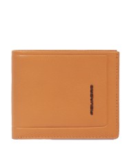 PIQUADRO PORTAFOGLIO UOMO WALLET ATLAS IN PELLE CON PORTAMONETE ARANCIO PU4188S138R 125