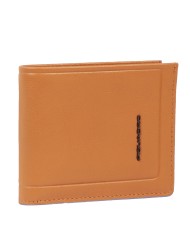 PIQUADRO PORTAFOGLIO UOMO WALLET ATLAS IN PELLE CON PORTAMONETE ARANCIO PU4188S138R 125