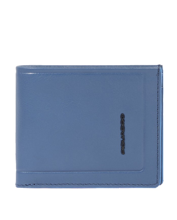 PIQUADRO PORTAFOGLIO UOMO WALLET ATLAS IN PELLE CON PORTAMONETE AVION PU4188S138R 125