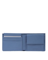PIQUADRO PORTAFOGLIO UOMO WALLET ATLAS IN PELLE CON PORTAMONETE AVION PU4188S138R 125