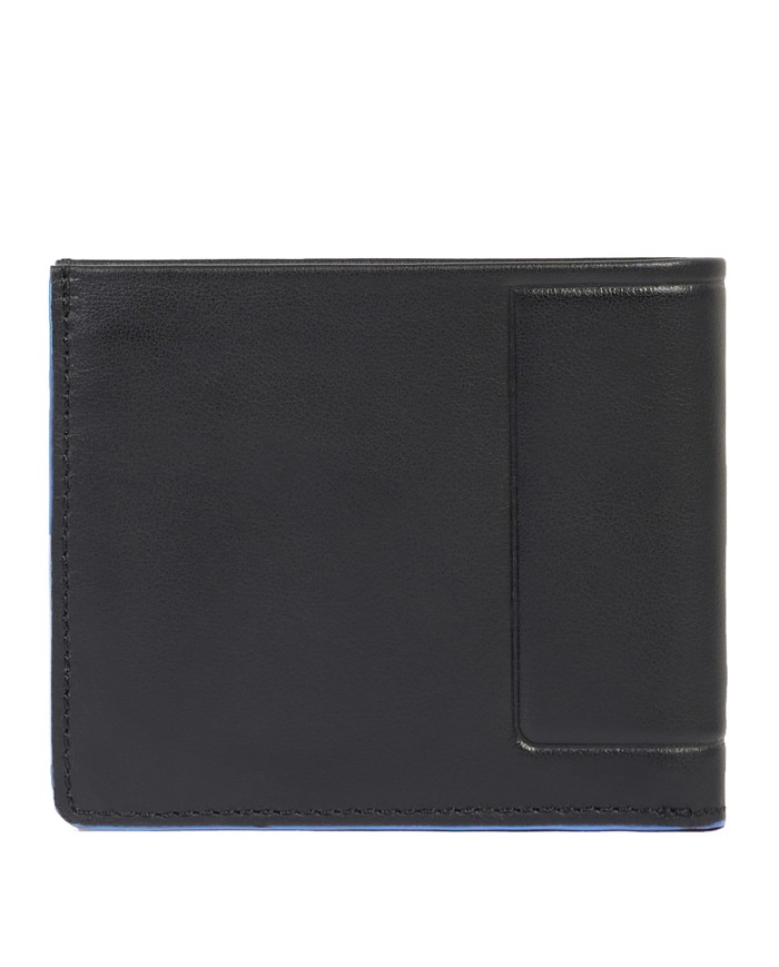 PIQUADRO PORTAFOGLIO UOMO WALLET ATLAS IN PELLE CON PORTAMONETE NERO PU4188S138R 125