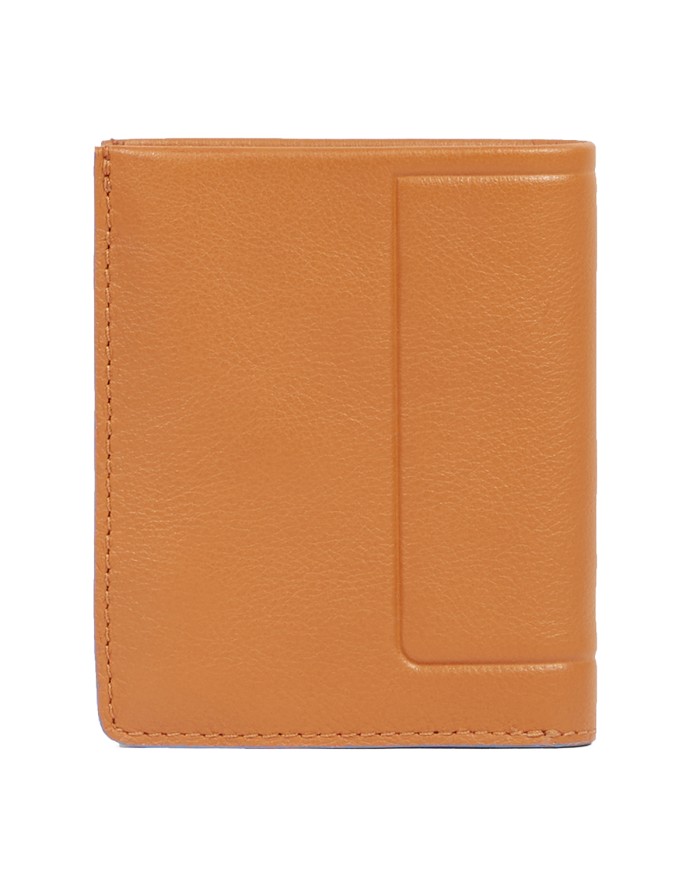 PIQUADRO PORTAFOGLIO UOMO WALLET VERTICALE ATLAS IN PELLE CON PORTAMONETE ARANCIO PU5964S138R 125