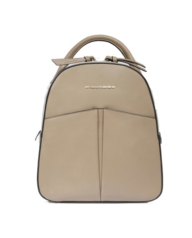 PIQUADRO ZAINO DONNA BACKPACK IN PELLE CON PORTA IPAD MINI BEIGE CA6454W134 224