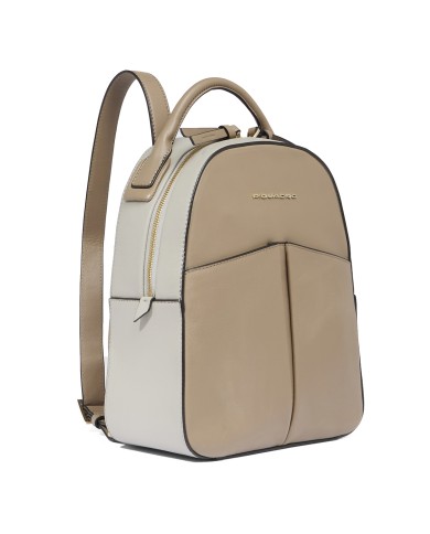 PIQUADRO ZAINO DONNA BACKPACK IN PELLE CON PORTA IPAD MINI BEIGE CA6454W134 224