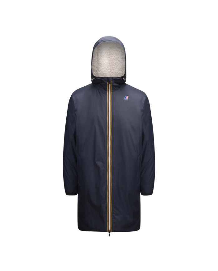 K-WAY GIACCA UOMO LE VRAI 3.0 EIFFEL ORSETTO BLUE DEPHT K3114KW CO
