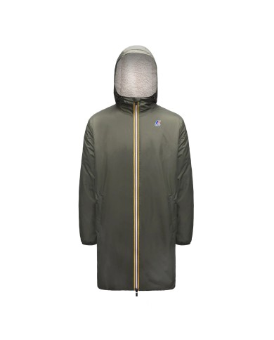 K-WAY GIACCA UOMO LE VRAI 3.0 EIFFEL ORSETTO GREEN BLACKISH K3114KW CO