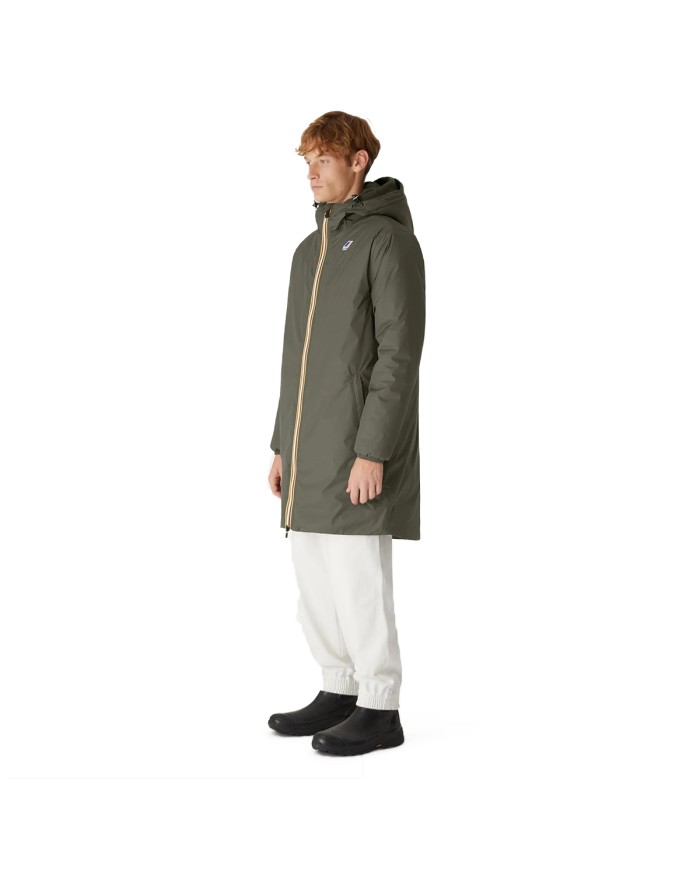 K-WAY GIACCA UOMO LE VRAI 3.0 EIFFEL ORSETTO GREEN BLACKISH K3114KW CO