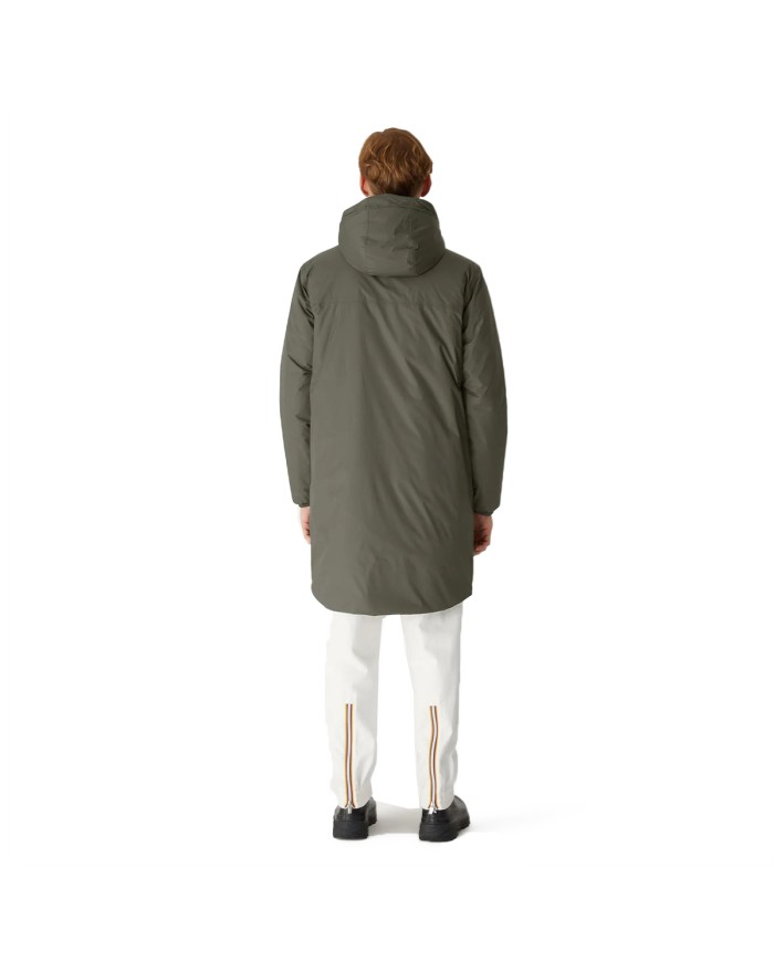 K-WAY GIACCA UOMO LE VRAI 3.0 EIFFEL ORSETTO GREEN BLACKISH K3114KW CO