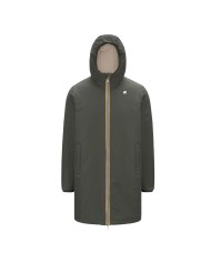 K-WAY GIACCA UOMO JACOB ST WARM REVERSIBLE BLACK GREEN DOUBLE K6128WW CO