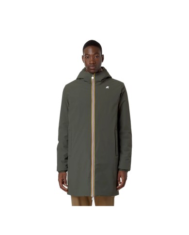 K-WAY GIACCA UOMO JACOB ST WARM REVERSIBLE BLACK GREEN DOUBLE K6128WW CO