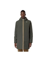 K-WAY GIACCA UOMO JACOB ST WARM REVERSIBLE BLACK GREEN DOUBLE K6128WW CO