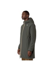 K-WAY GIACCA UOMO JACOB ST WARM REVERSIBLE BLACK GREEN DOUBLE K6128WW CO