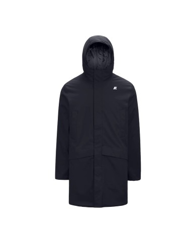 K-WAY GIACCA UOMO JARNO TWILL MARMOTTA BLUE DEPHT K8133FW CO