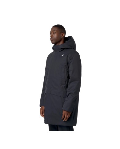 K-WAY GIACCA UOMO JARNO TWILL MARMOTTA BLUE DEPHT K8133FW CO