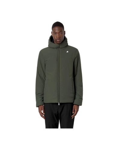 K-WAY GIACCA UOMO JACK ST WARM REVERSIBLE BLACK GREEN DOUBLE K6128VW CO