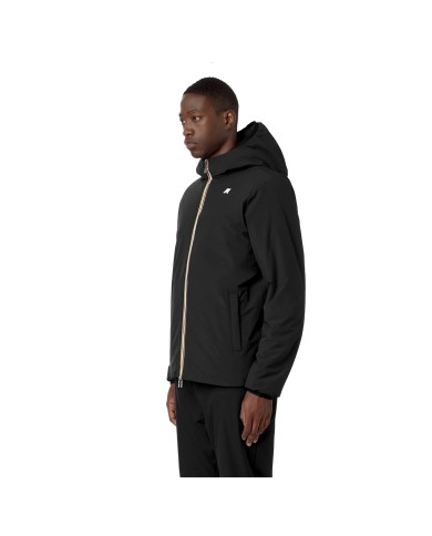 K-WAY GIACCA UOMO JACK ST WARM REVERSIBLE BLACK GREEN DOUBLE K6128VW CO