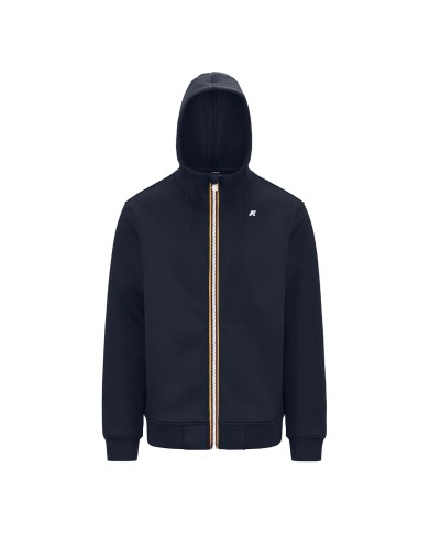 K-WAY FELPA UOMO RAINER SPACER BLUE DEPHT K2141DW CO