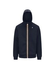 K-WAY FELPA UOMO RAINER SPACER BLUE DEPHT K2141DW CO
