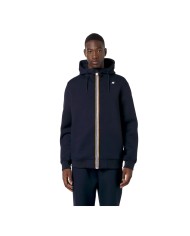 K-WAY FELPA UOMO RAINER SPACER BLUE DEPHT K2141DW CO