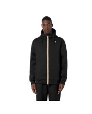 K-WAY FELPA UOMO RAINER SPACER BLACK PURE K2141DW CO